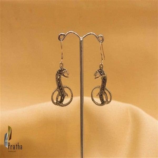 Marcasite Cobra Earrings
