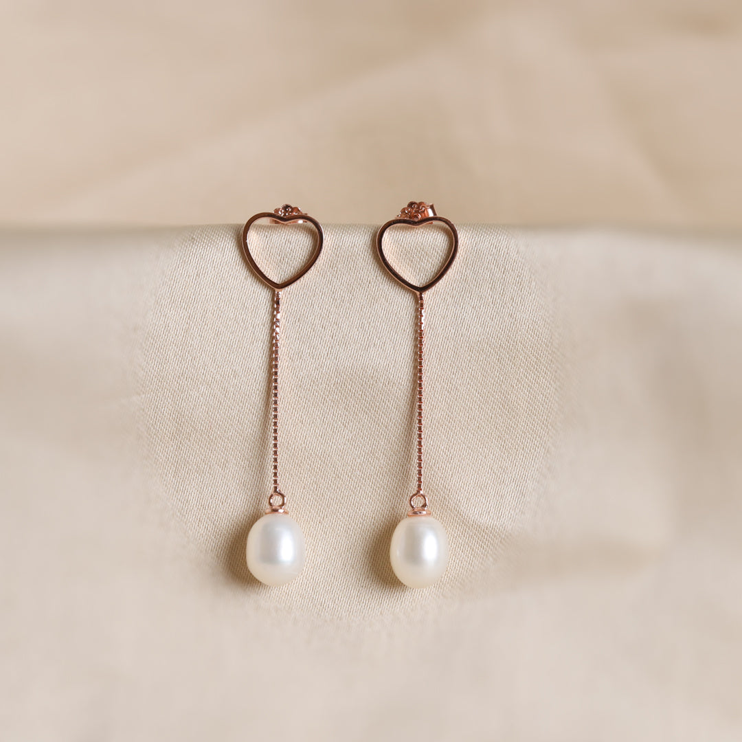 Dainty Rose Gold Earrings