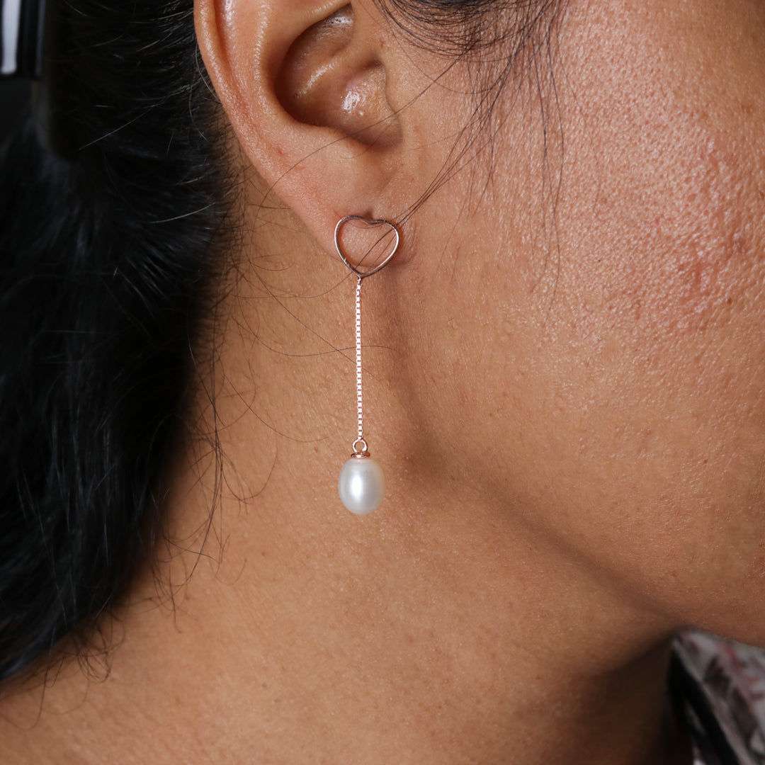 Dainty Rose Gold Earrings